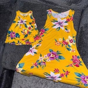 Mommy and me dresses.